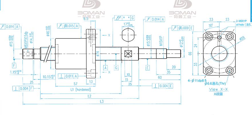 TBI XSVR02010B1DGC5-799-P1 tbi丝杆零件批发